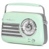 RADIO FM PORTABIL NOSTALGIA 15W CU FUNCTIE BT/AUX - VERDE LUCIOS