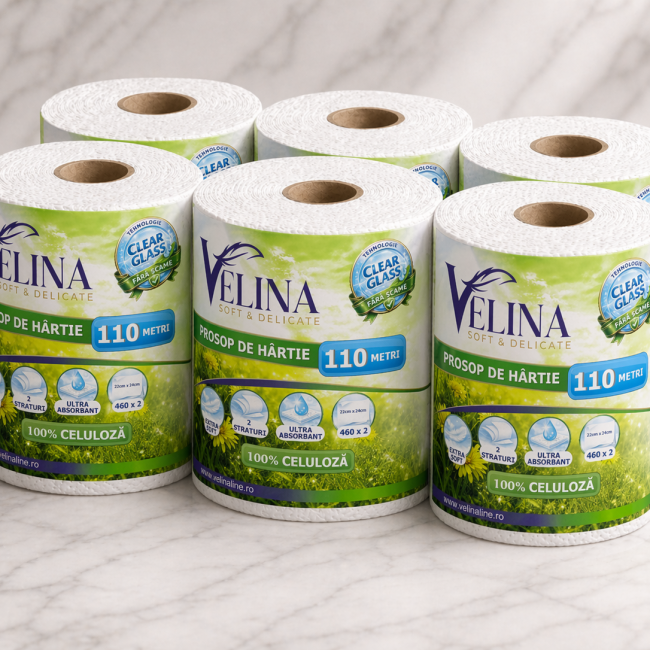 Bax 6 Role Prosop Bucatarie Velina 110m