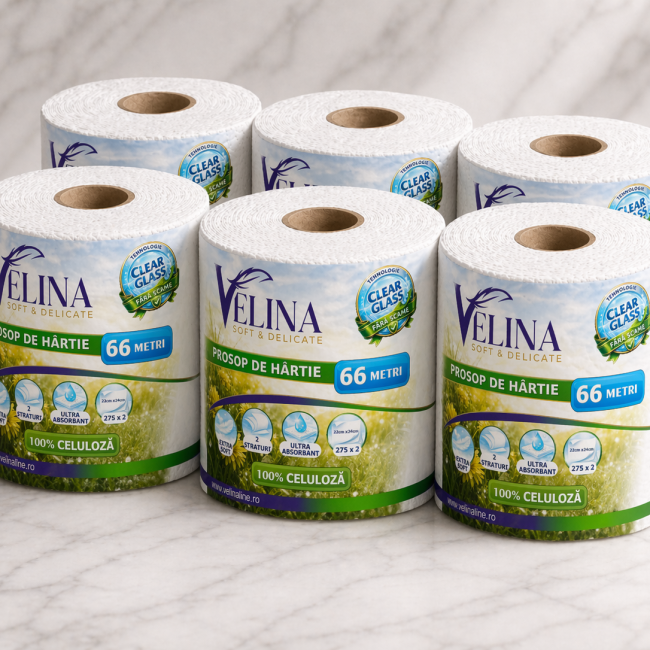 Bax 6 Role Prosop Bucatarie Velina 66m