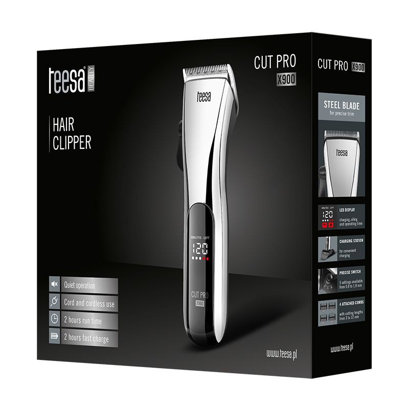CORDLESS HAIR TRIMMER CUT PRO X900 TEESA - imagine 7
