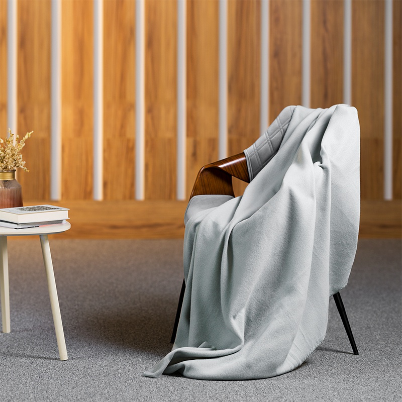 PATURA FLEECE POLAR 130X150CM GRI TEESA - imagine 4