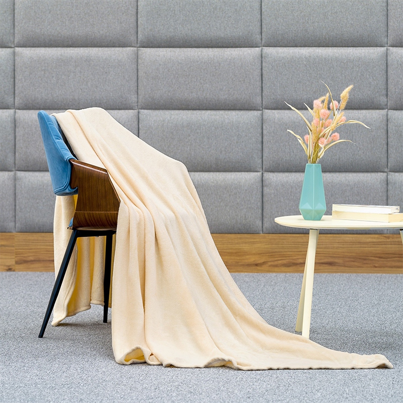 PATURA FLEECE POLAR 200X220CM CREM TEESA - imagine 4