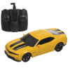 Masina Chevrolet Camaro Galbena cu Lumini & Telecomanda 1:24 / 24MHz