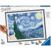 Pictura Pe Numere Motiv Premium- Starry Night (Van Gogh) 14 ani+