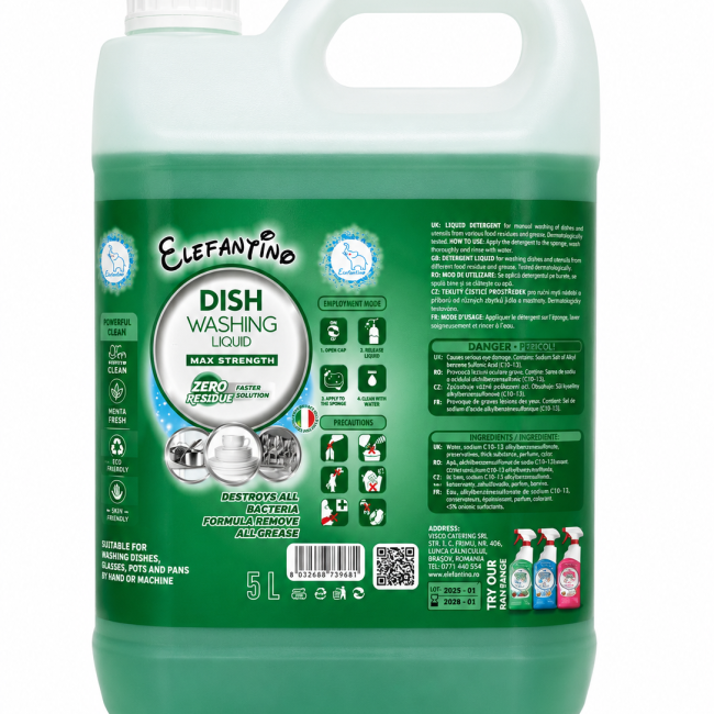 Detergent Vase Manual Elefantino, 5L